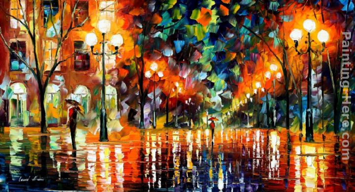 THE SPECTRUM FOR HAPPINESS painting - Leonid Afremov THE SPECTRUM FOR HAPPINESS art painting